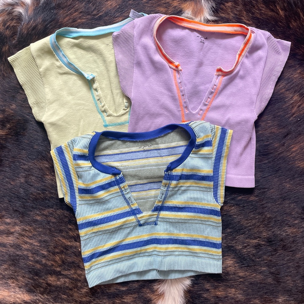 Urban Outfitters Multicolor Crop Tops Set